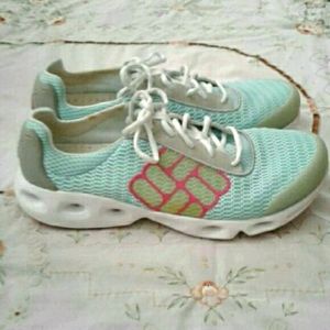 - Columbia Green / Pink Sneakers Wome pi…